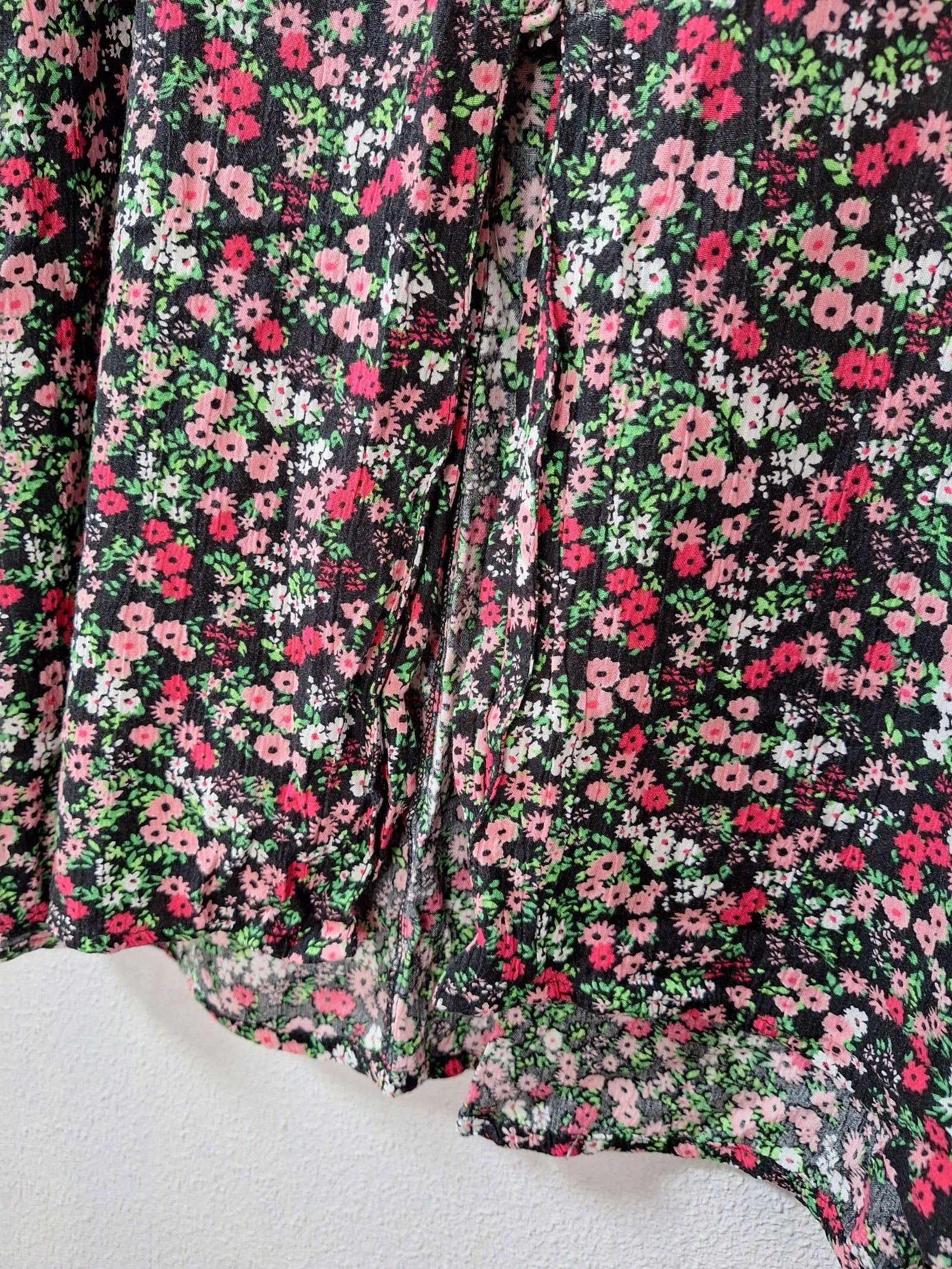 Naf Naf midi skirt M 100% viscose floral print – photo 2